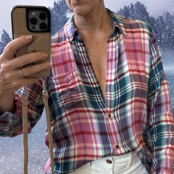 Lucky Brand Tops - Lucky Brand lightweight flannel shirt.